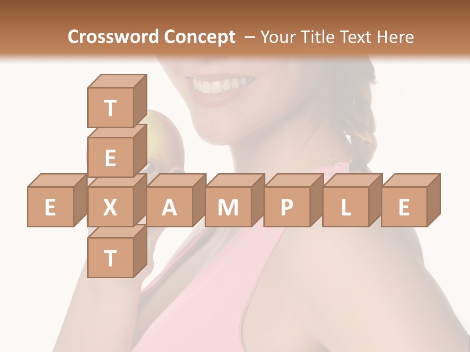 Lady Cosmetics Human Eye PowerPoint Template