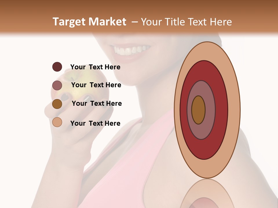 Lady Cosmetics Human Eye PowerPoint Template