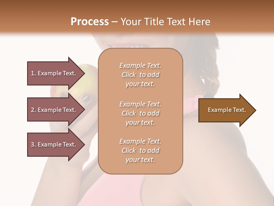 Lady Cosmetics Human Eye PowerPoint Template