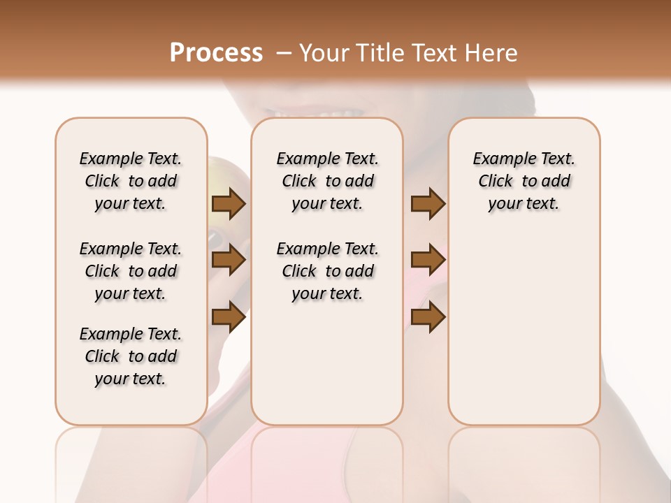 Lady Cosmetics Human Eye PowerPoint Template