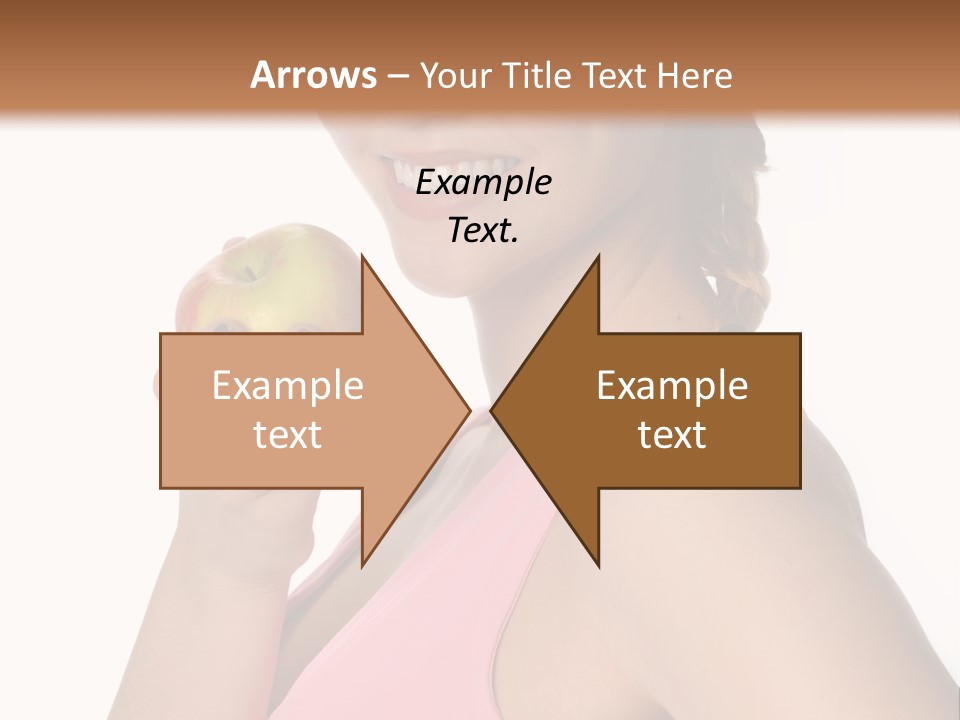 Lady Cosmetics Human Eye PowerPoint Template