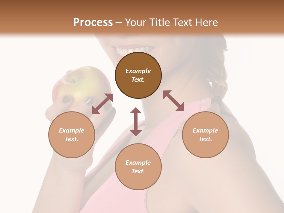 Lady Cosmetics Human Eye PowerPoint Template