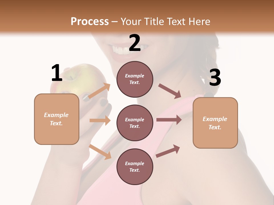 Lady Cosmetics Human Eye PowerPoint Template