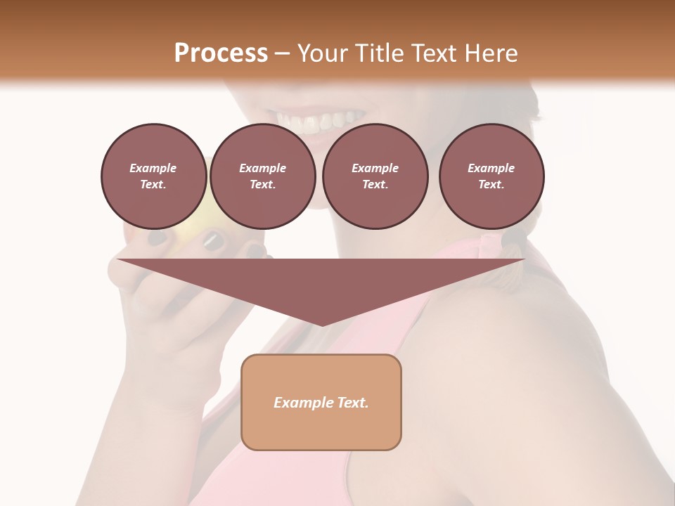 Lady Cosmetics Human Eye PowerPoint Template