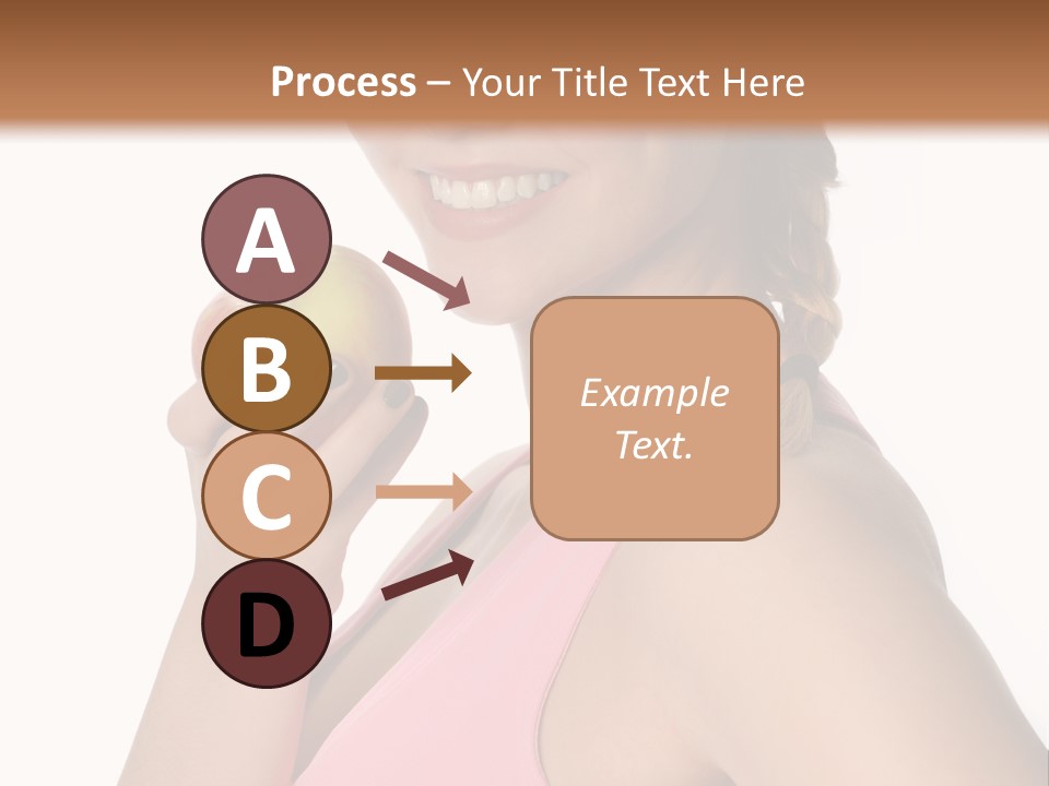 Lady Cosmetics Human Eye PowerPoint Template