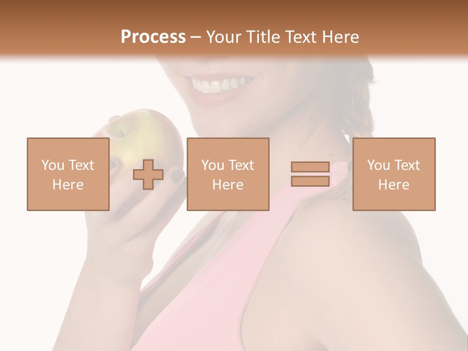 Lady Cosmetics Human Eye PowerPoint Template