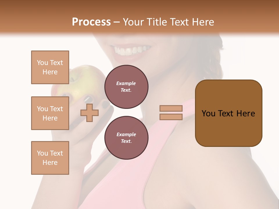 Lady Cosmetics Human Eye PowerPoint Template