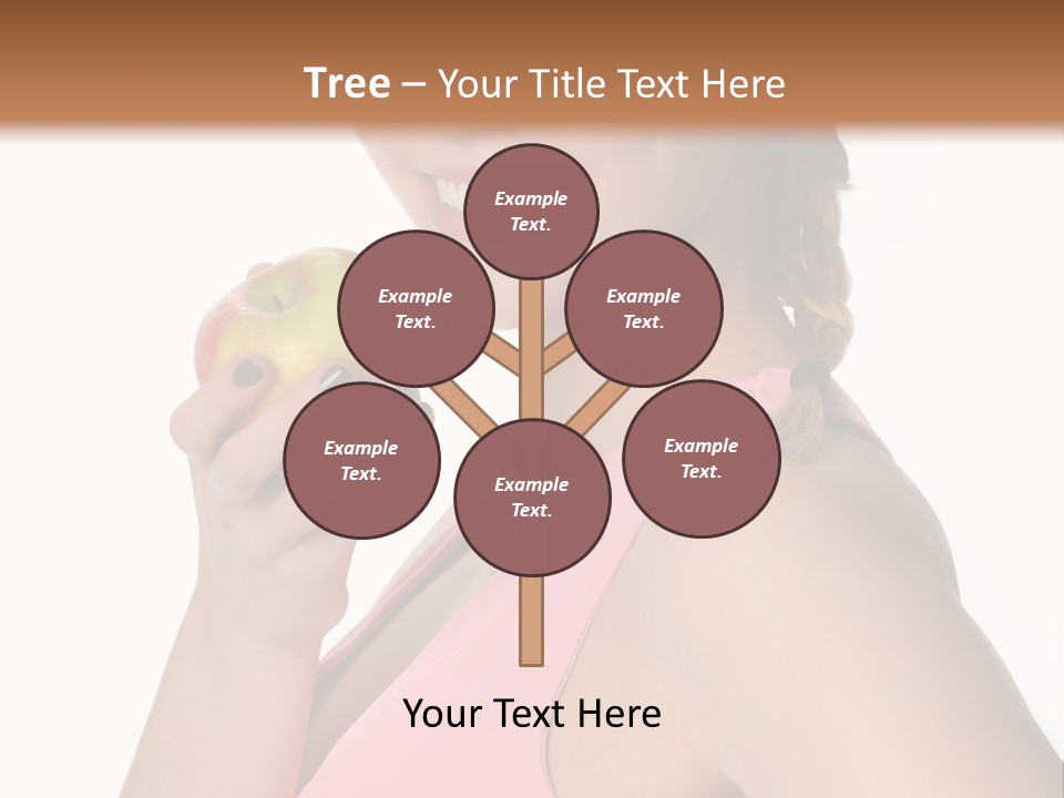 Lady Cosmetics Human Eye PowerPoint Template