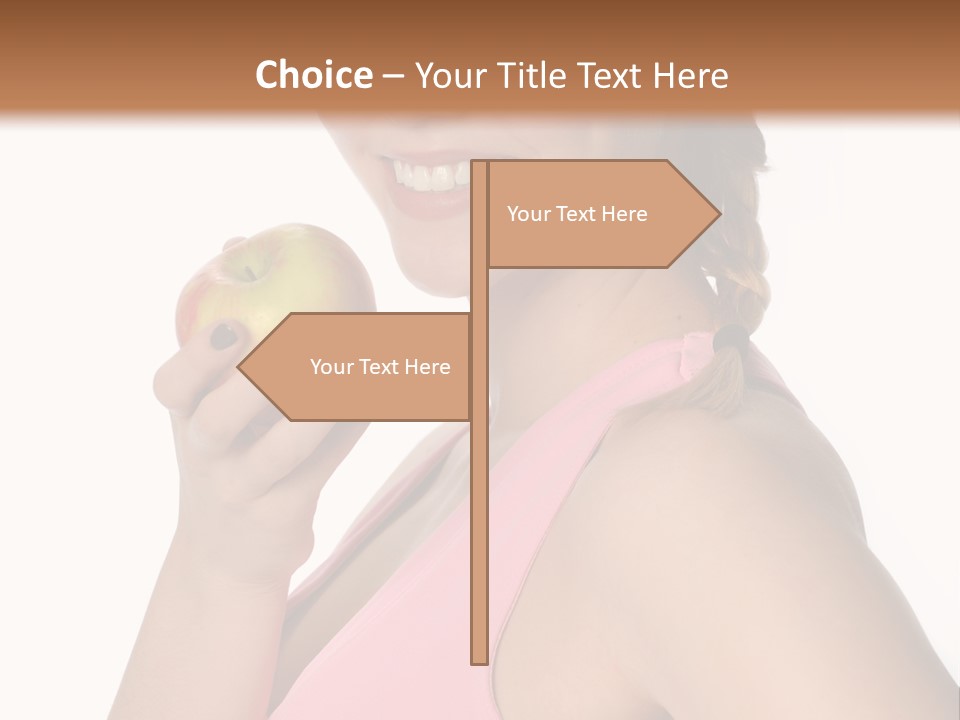 Lady Cosmetics Human Eye PowerPoint Template