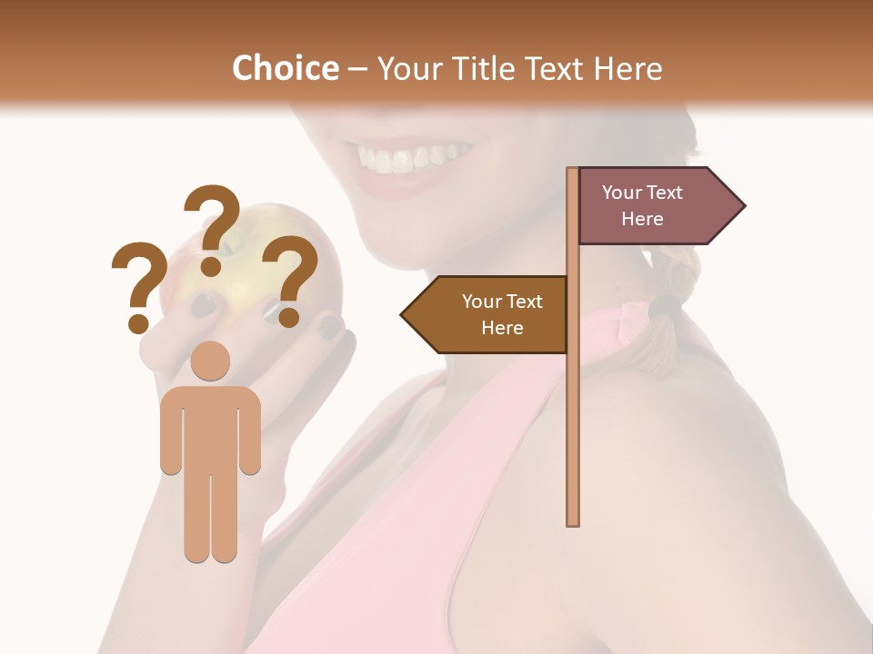 Lady Cosmetics Human Eye PowerPoint Template