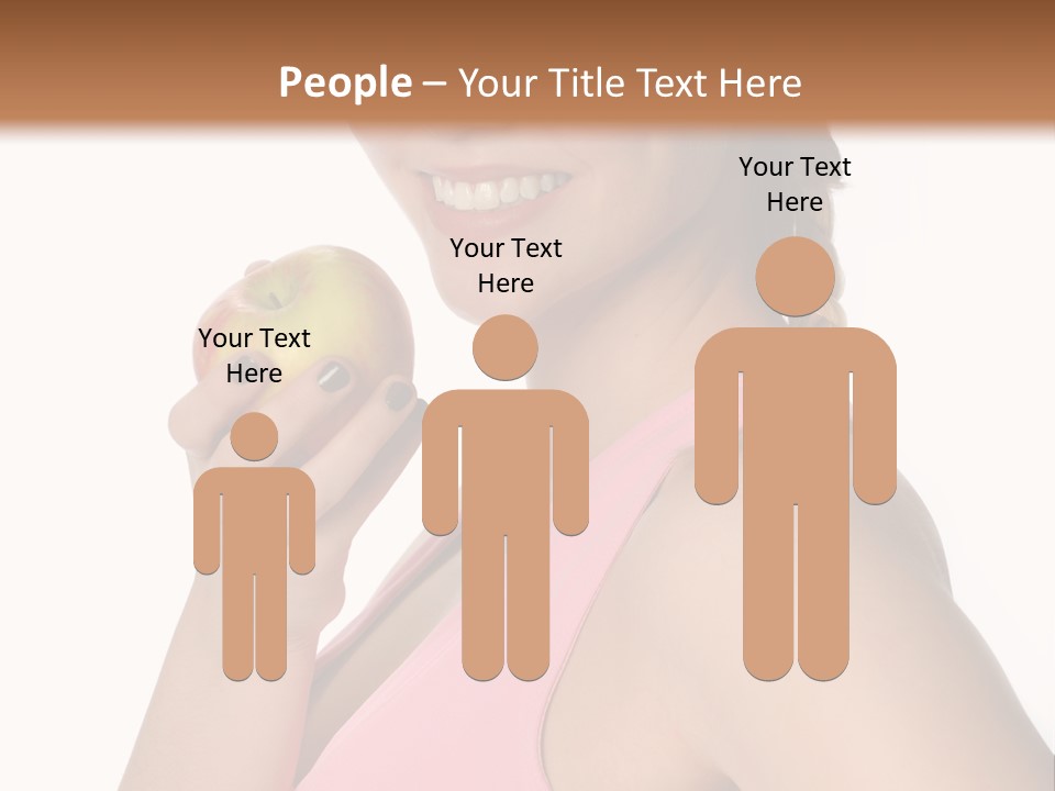 Lady Cosmetics Human Eye PowerPoint Template