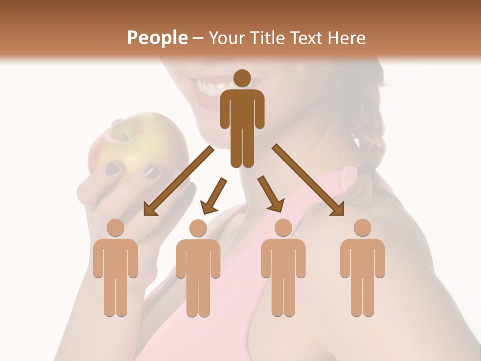 Lady Cosmetics Human Eye PowerPoint Template