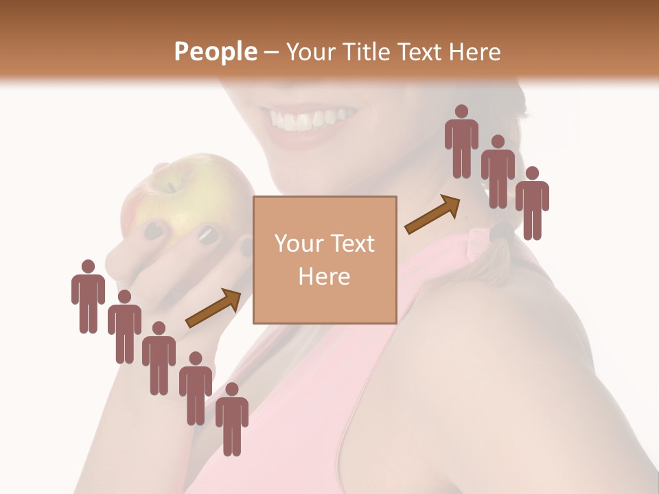 Lady Cosmetics Human Eye PowerPoint Template