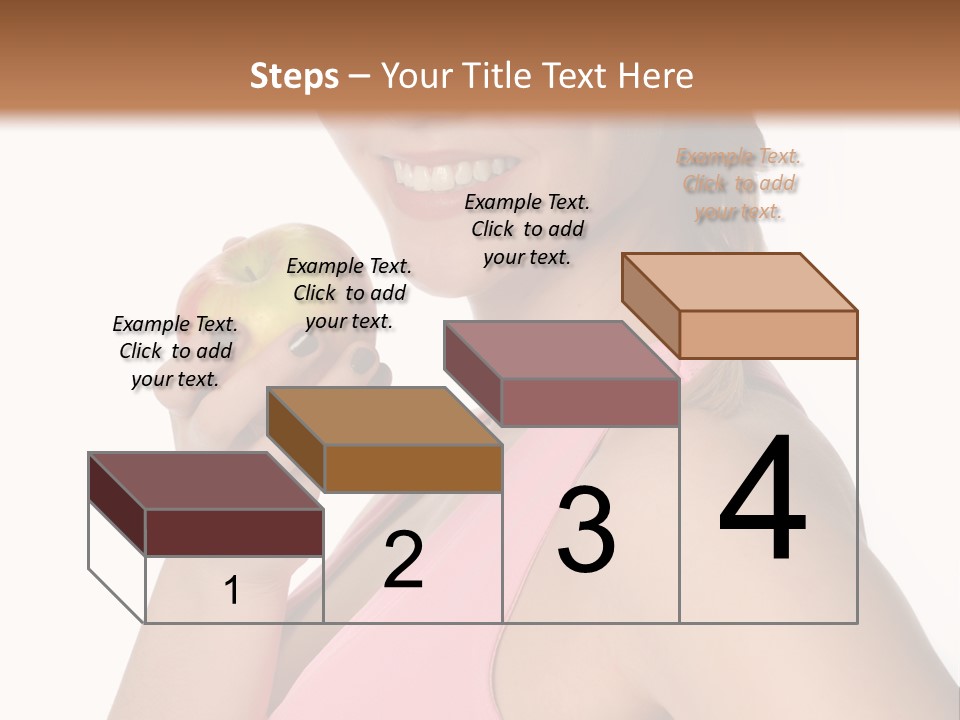 Lady Cosmetics Human Eye PowerPoint Template