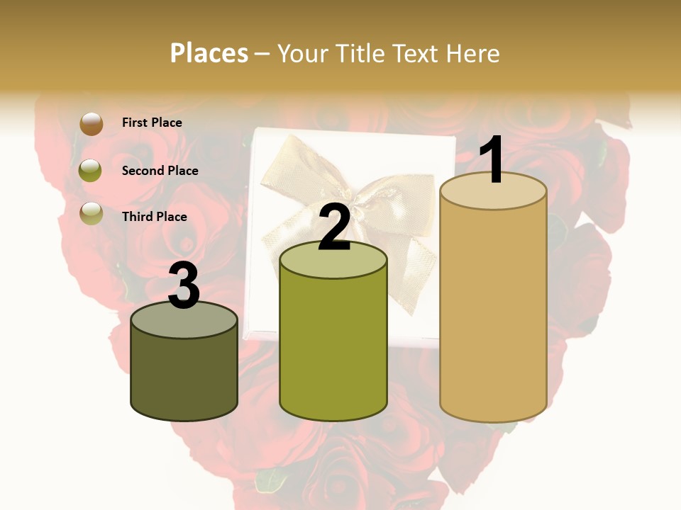 Floral Ymbol Bow PowerPoint Template