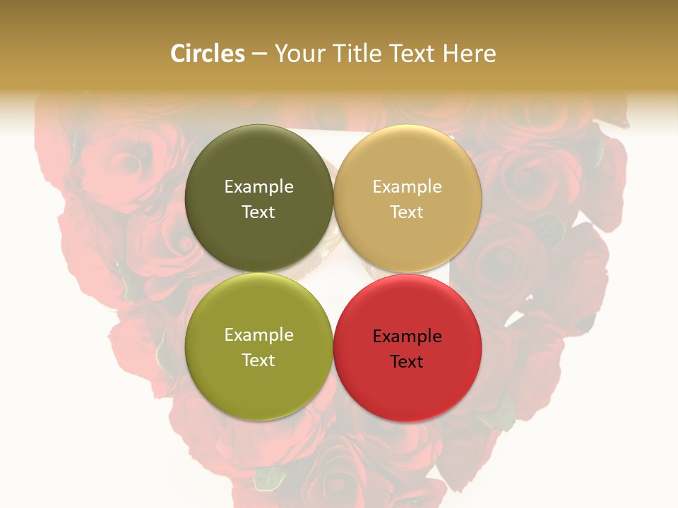 Floral Ymbol Bow PowerPoint Template