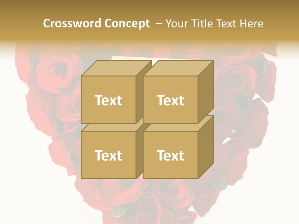 Floral Ymbol Bow PowerPoint Template