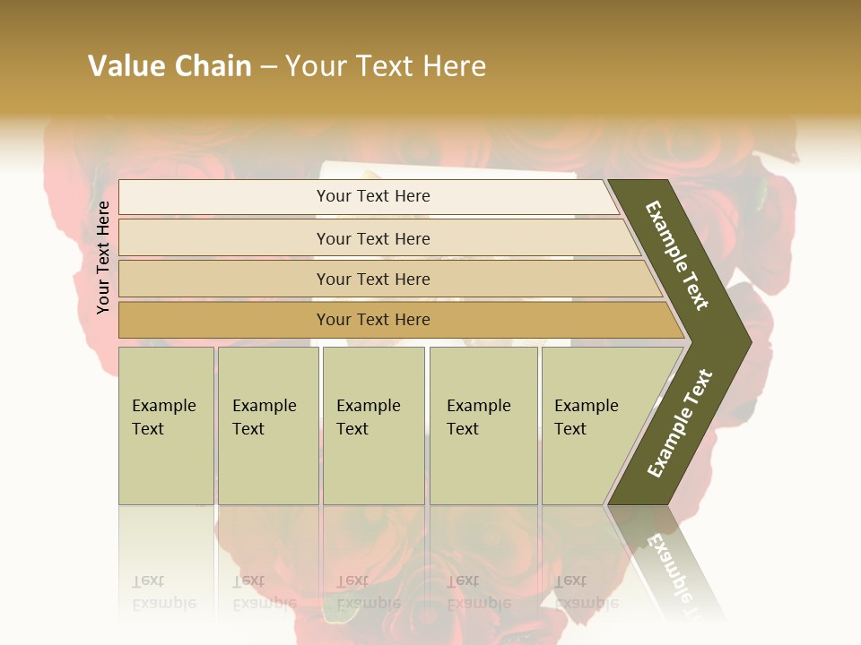 Floral Ymbol Bow PowerPoint Template