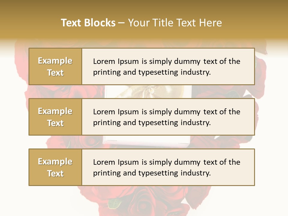 Floral Ymbol Bow PowerPoint Template