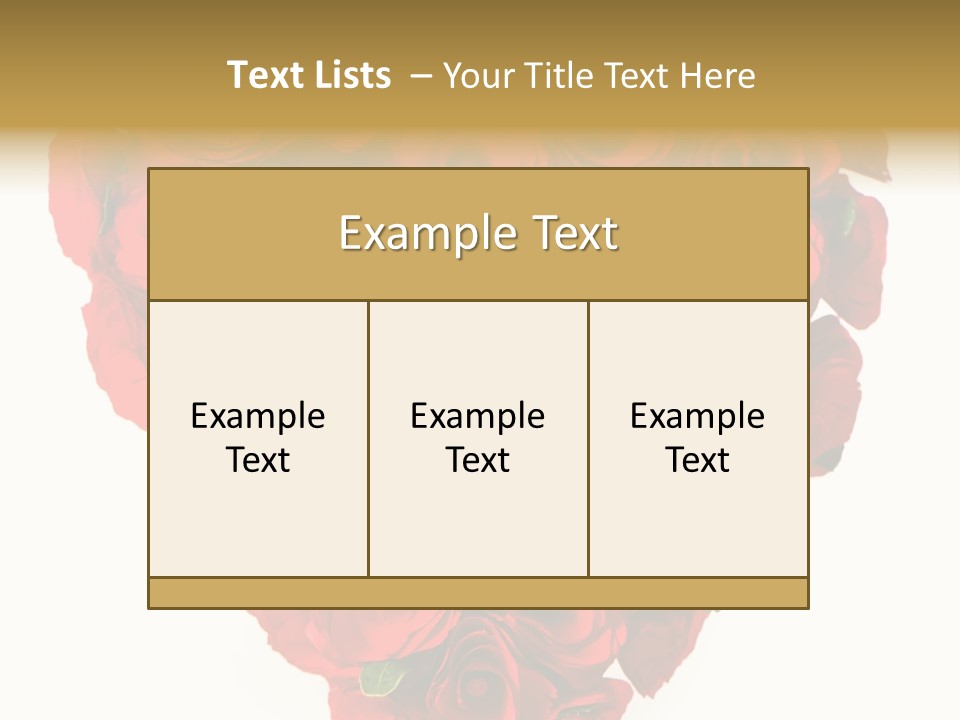 Floral Ymbol Bow PowerPoint Template