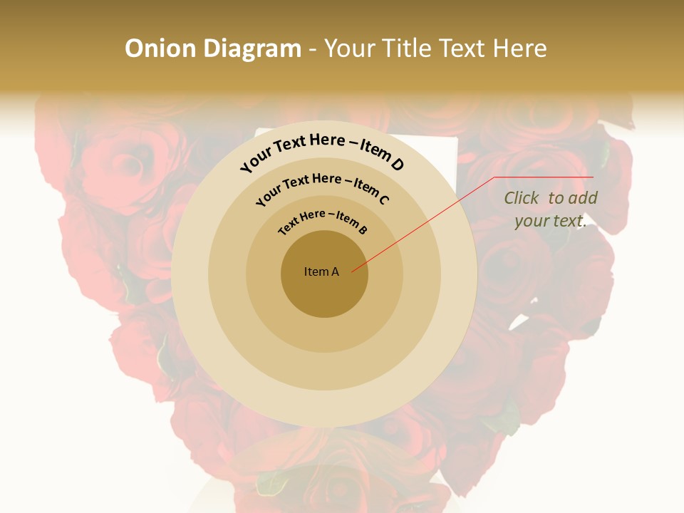 Floral Ymbol Bow PowerPoint Template