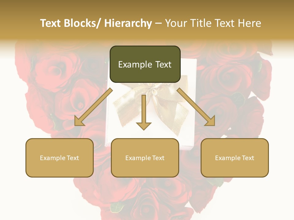 Floral Ymbol Bow PowerPoint Template