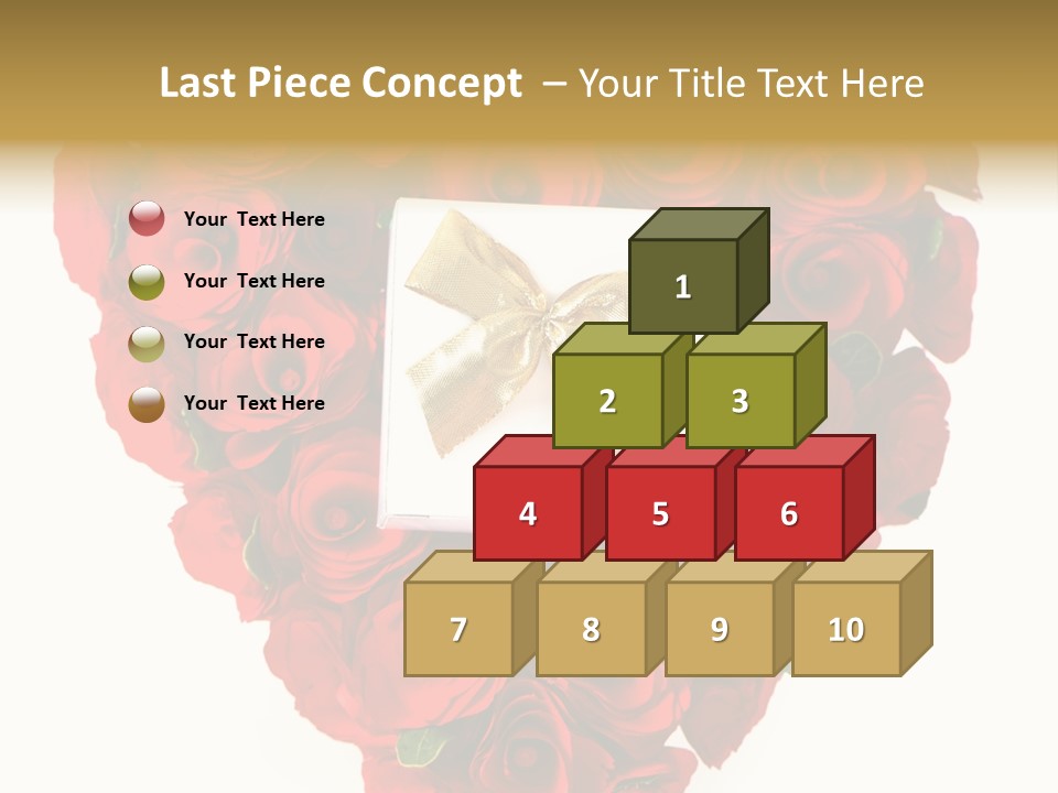 Floral Ymbol Bow PowerPoint Template