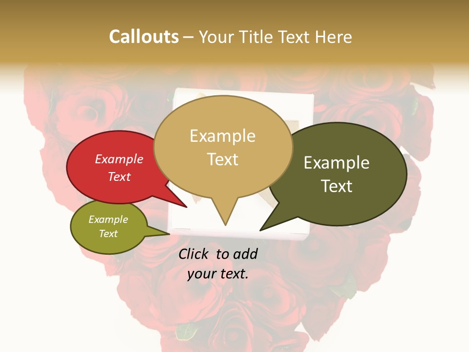 Floral Ymbol Bow PowerPoint Template