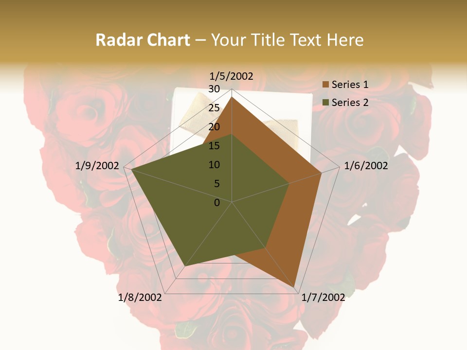 Floral Ymbol Bow PowerPoint Template