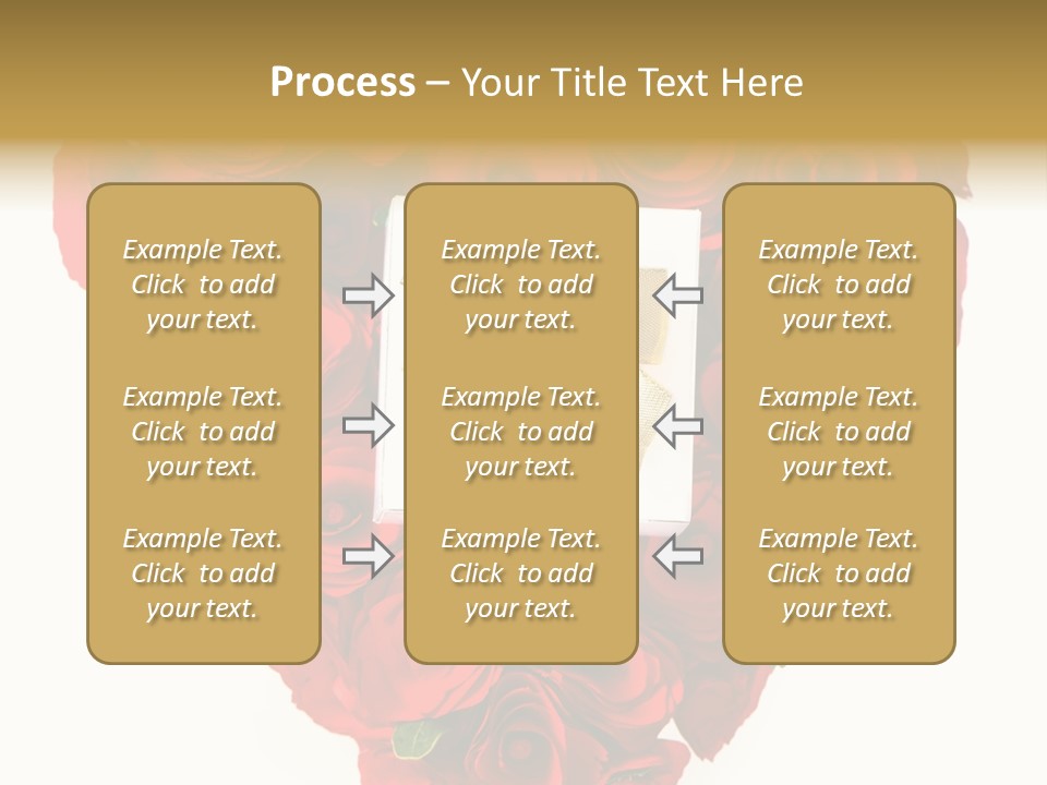 Floral Ymbol Bow PowerPoint Template