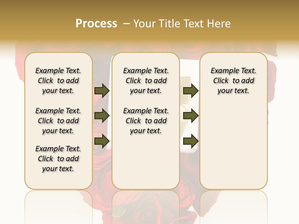 Floral Ymbol Bow PowerPoint Template