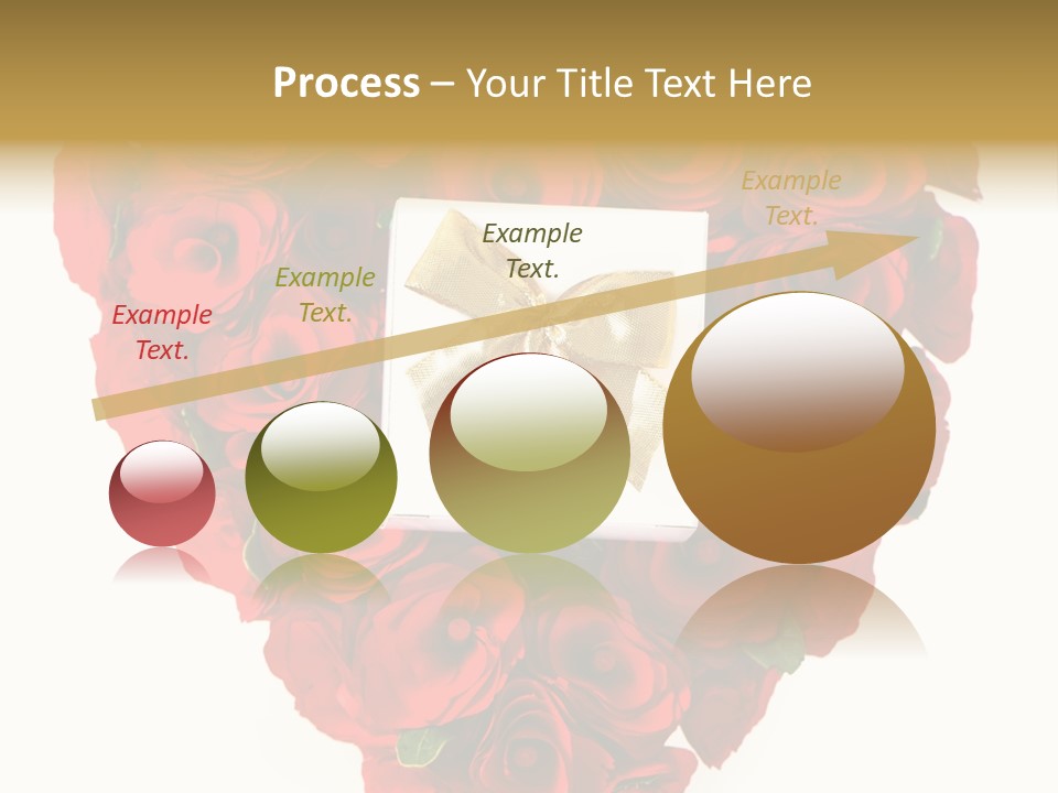 Floral Ymbol Bow PowerPoint Template