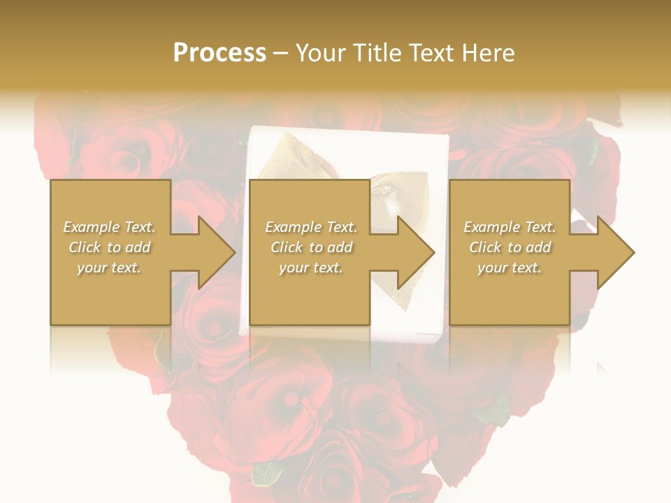 Floral Ymbol Bow PowerPoint Template