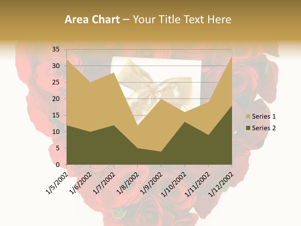 Floral Ymbol Bow PowerPoint Template