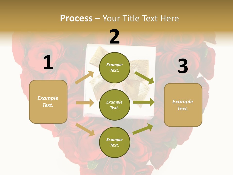 Floral Ymbol Bow PowerPoint Template