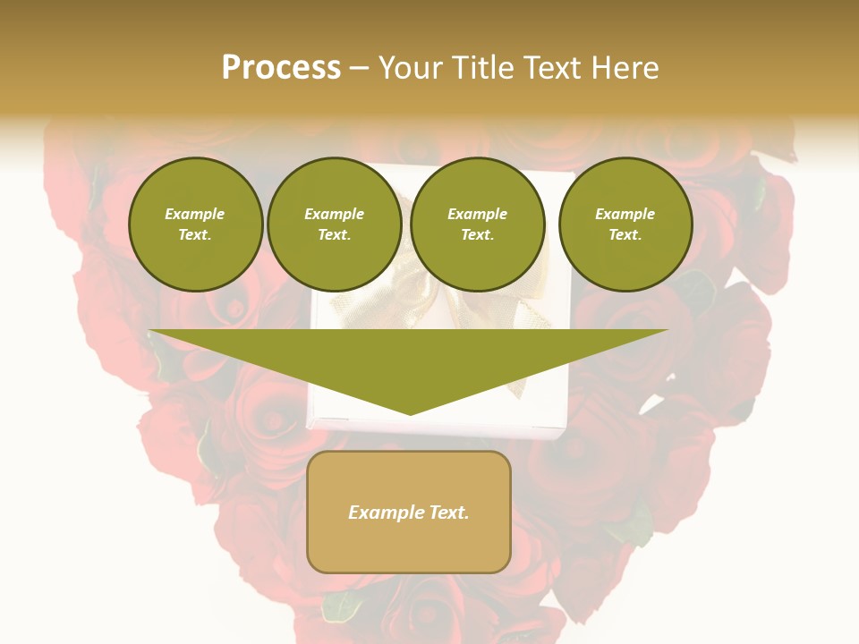 Floral Ymbol Bow PowerPoint Template