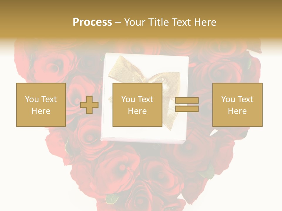 Floral Ymbol Bow PowerPoint Template