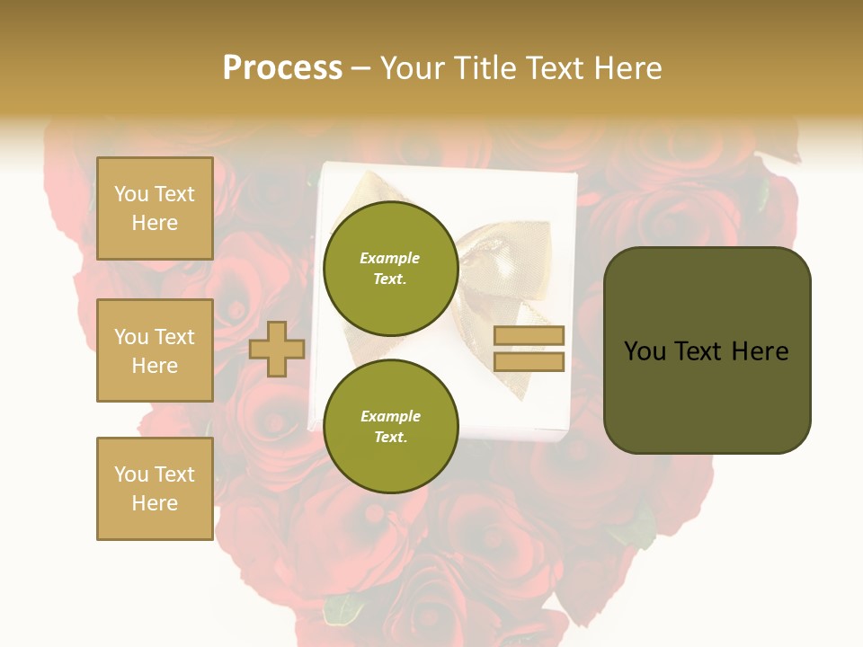Floral Ymbol Bow PowerPoint Template