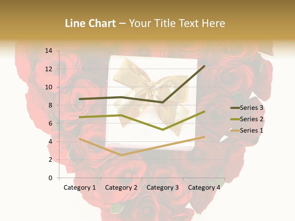 Floral Ymbol Bow PowerPoint Template