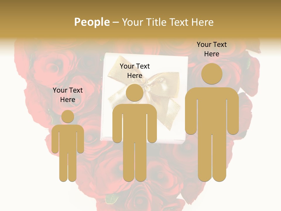 Floral Ymbol Bow PowerPoint Template