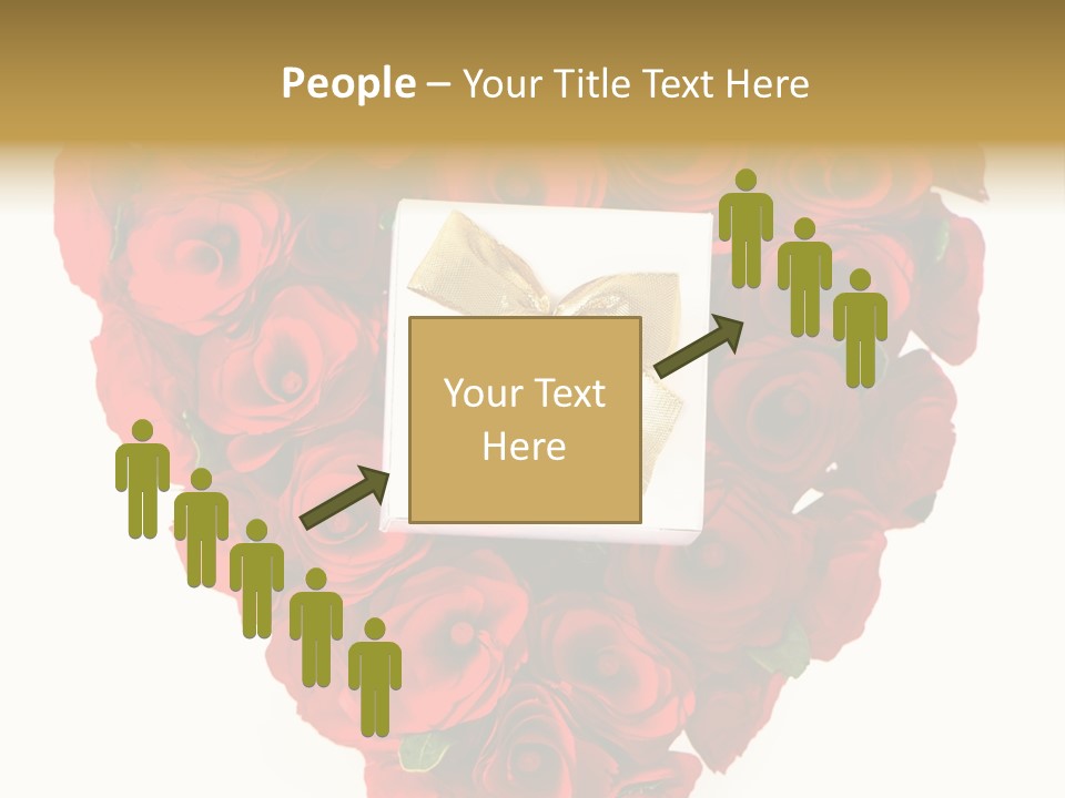 Floral Ymbol Bow PowerPoint Template