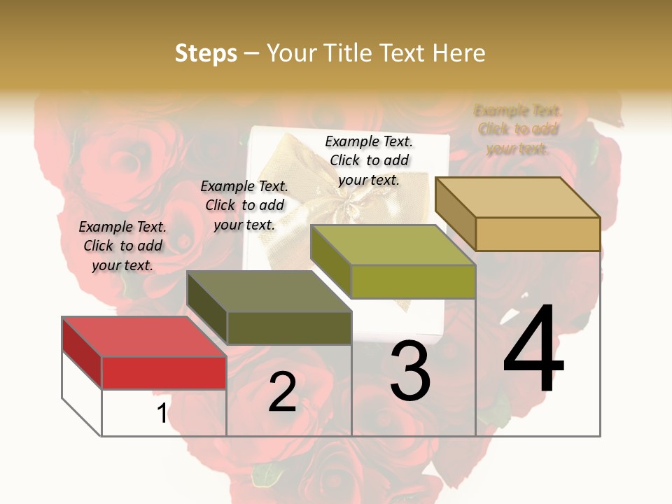 Floral Ymbol Bow PowerPoint Template