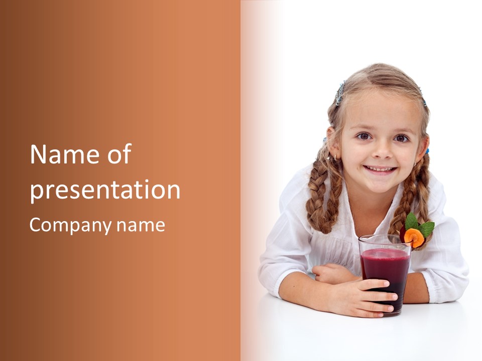 Happy Smile Beetroot PowerPoint Template