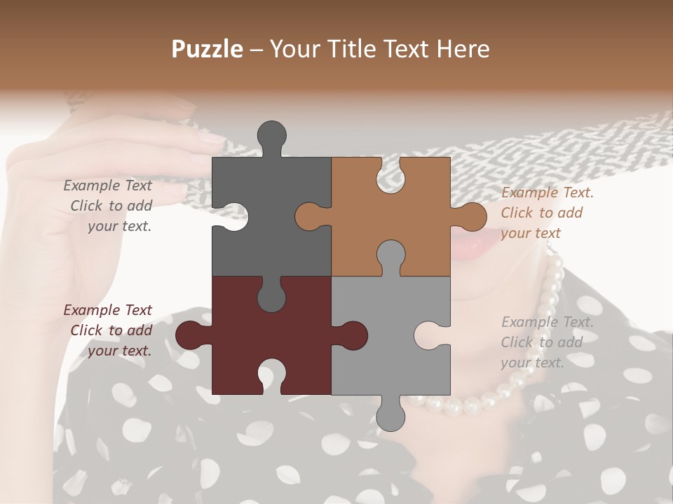 Jewelry Woman Lips PowerPoint Template