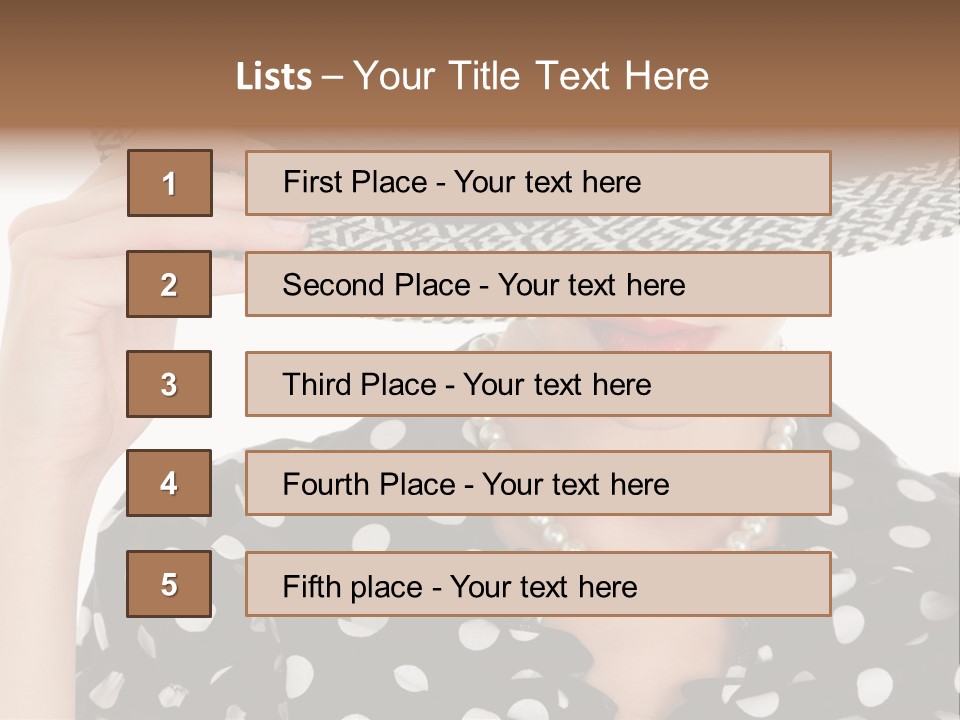 Jewelry Woman Lips PowerPoint Template