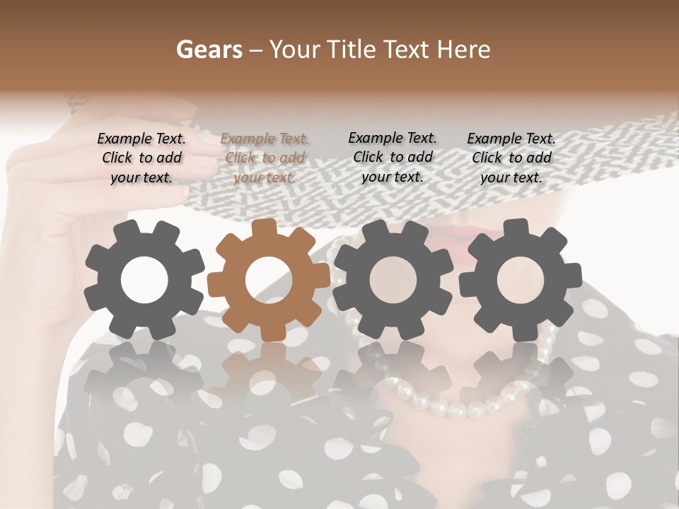 Jewelry Woman Lips PowerPoint Template