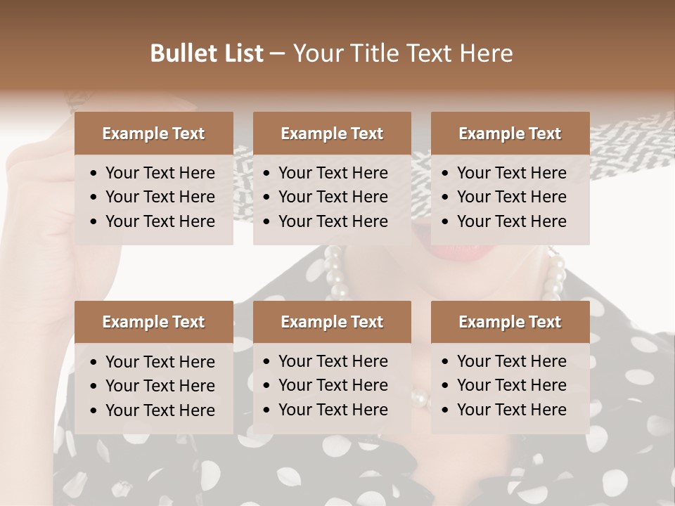 Jewelry Woman Lips PowerPoint Template