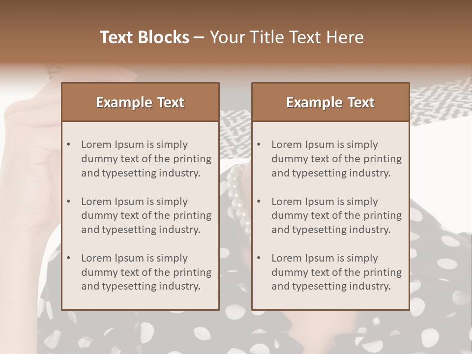 Jewelry Woman Lips PowerPoint Template