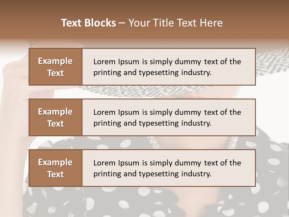 Jewelry Woman Lips PowerPoint Template