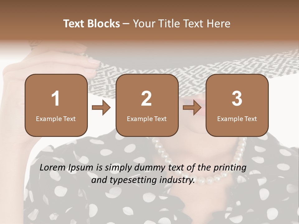 Jewelry Woman Lips PowerPoint Template